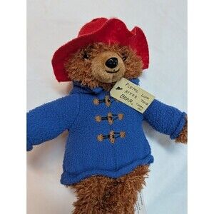 Paddington Plush YOTTOY 2014 Blue Coat Red Hat w/ Please Look After This Bear